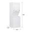 GE Appliances GUD24ESSMWW Washtowers White On White – Detail Close-up