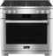 Miele HR19343GDF Professional Ranges Clean Touch Steel Front View