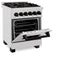 ZLINE RASZSN24MB Professional Ranges Matte Black – Official Product Photo