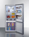 SUMMIT FFBF173SS 30" Wide Bottom-mount Refrigerator-freezer, Counter Depth