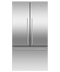 Fisher & Paykel RF201ADX5N French Door Refrigerators Stainless Steel Front View
