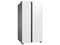 Samsung RS28CB760012 Side By Side Refrigerators White Glass – Angle View