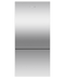 Fisher & Paykel RF170BRPX6N Bottom Freezer Refrigerators Stainless Steel Front View