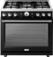 Superiore RL361GPNS Professional Ranges Black Front View