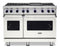 Viking VGR74826GPW Freestanding Ranges Pure White Front View