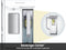 Samsung RF70F29DER French Door Refrigerators Stainless Steel – Angle View