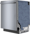 Bosch SHX65DM5N Built-In Dishwashers Stainless Steel – Back Panel