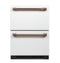 CAFE CDE06RP4NW2 Compact Refrigerators Matte White – Studio Shot