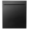 ZLINE DPBSH24 Dishwasher Parts & Accessories Black Stainless Steel Front View