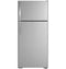 GE Appliances GIE17GSNRSS Top Freezer Refrigerators Stainless Steel Front View