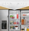 GE Appliances GSE25GGPWW Side By Side Refrigerators White – Angle View