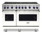 Viking VGR74828BPWLP Freestanding Ranges Pure White Front View