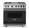 Viking VDR5364GCS Professional Ranges Cast Black Front View