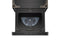 LG WD405CB Laundry Pedestals Brushed Black Steel – Angle View