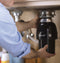 GE Appliances GFC320N Garbage Disposals Black – Studio Shot