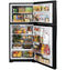 GE Appliances GTS22KGNRBB Top Freezer Refrigerators Black – Catalog Photo