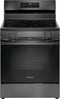 Frigidaire FCRE3083AD Freestanding Ranges Black Stainless Steel Front View