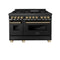 ZLINE RABZ48CB Professional Ranges Champagne Bronze – Appliance Image