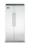Viking VCSB5424SS Side By Side Refrigerators Stainless Steel Front View