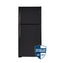GE Appliances GTS22KMNRDS Top Freezer Refrigerators Fingerprint Resistant Black Slate – Studio Shot