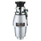 XO Appliance XOD12HPBF Garbage Disposals Silver Front View