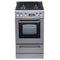 Avanti DGR20P3S Freestanding Ranges Stainless Steel Front View
