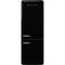 Smeg FAB38URBL Compact Refrigerators Glossy Black Front View