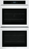 Frigidaire FCWD3027AW Double Wall Ovens White Front View