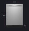 GE Appliances PDT795SYVFS Built-In Dishwashers Fingerprint Resistant Stainless – Catalog Photo