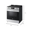 LG LSEL6331F Slide-In Ranges Printproof(Tm) Stainless Steel – Official Product Photo