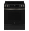 GE Appliances GRS600AVDS Freestanding Ranges Fingerprint Resistant Black Slate Front View