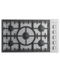 FISHER & PAYKEL CDV2365NN Gas Cooktops Stainless Steel Front View