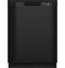 GE Appliances GDF450PGRBB Built-In Dishwashers Black Front View