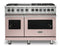 Viking VDR5486GBHLP Freestanding Ranges Blush Front View