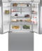 Bosch B36CT81ENS French Door Refrigerators Stainless Steel – Back Panel