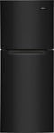 Frigidaire FFET1022UB Top Freezer Refrigerators Black Front View