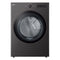 LG DLEX6500B Front Load Dryers Black Steel Front View
