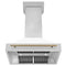 ZLINE 8654STZWM36CB Ducted Mount Hoods Champagne Bronze – Official Product Photo