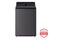 LG WT8205CL Top Load Washers Platinum Black Front View