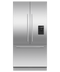 Fisher & Paykel RS36A72U1N French Door Refrigerators Stainless Steel Front View
