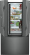 Frigidaire FRFS2823AD French Door Refrigerators Black Stainless Steel – Angle View