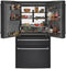 CAFE CXE22DP3PD1 French Door Refrigerators Matte Black – Catalog Photo