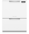 FISHER & PAYKEL DD24DCTW9N Built-In Dishwashers White Front View