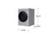 SAMSUNG DVE53BB8900T Front Load Dryers Silver Steel – Appliance Image