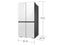 SAMSUNG RF29A967512 French Door Refrigerators White Glass – Official Product Photo