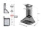 30 DuraSnow® Stainless Steel Range Hood with DuraSnow® Shell 8654SN30