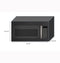 GE Appliances JVM7195FLDS Over The Range Microwaves Fingerprint Resistant Black Slate – Product Image