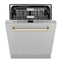 ZLINE DWMTZSN24G Built-In Dishwashers Gold – Official Product Photo
