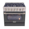 KUCHT KNG361LPCY Professional Ranges 0 Front View