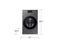 Samsung WD53DBA900HZ Washtowers Dark Steel – Official Product Photo